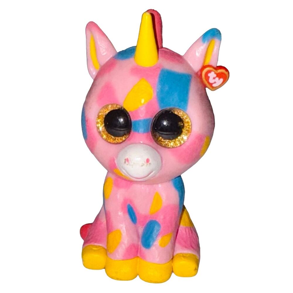 TY Beanie Boos Mini Boo FANTASIA the Unicorn Collectible Vinyl Figurine (2 inch)